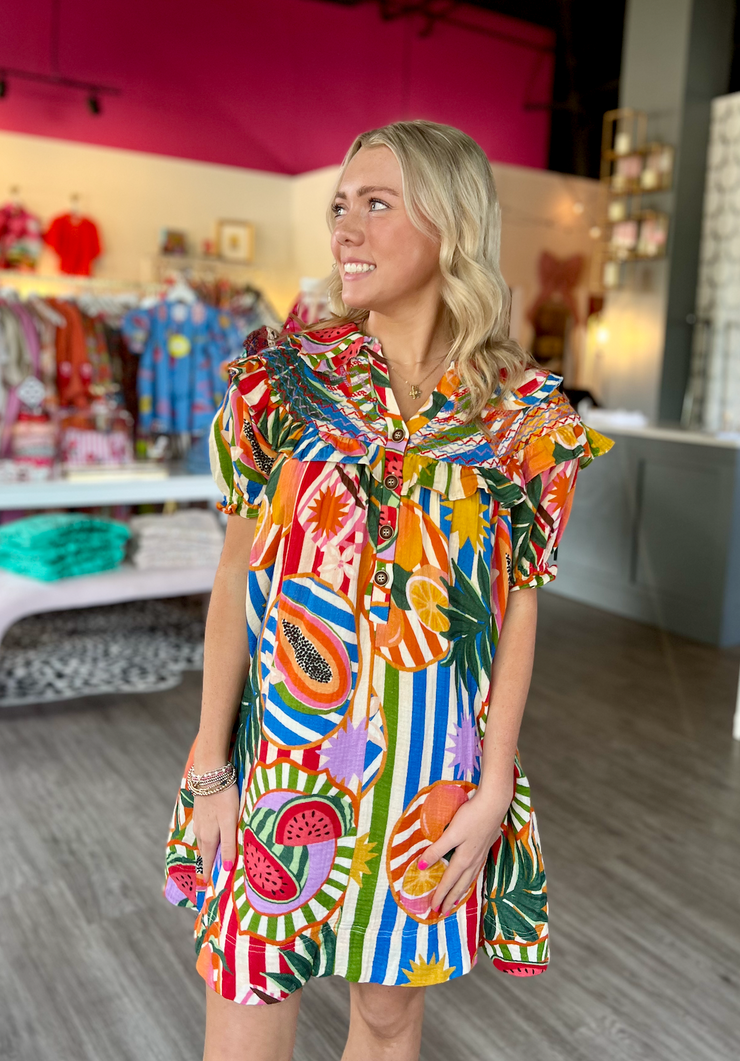 Fruity Tutti Ruffle Dress