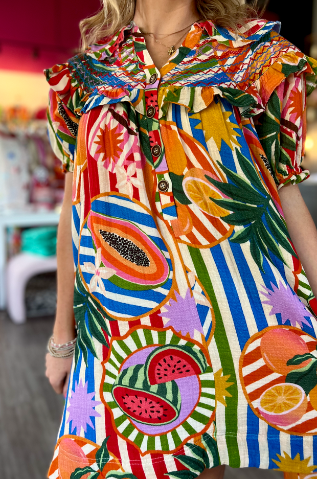 Fruity Tutti Ruffle Dress