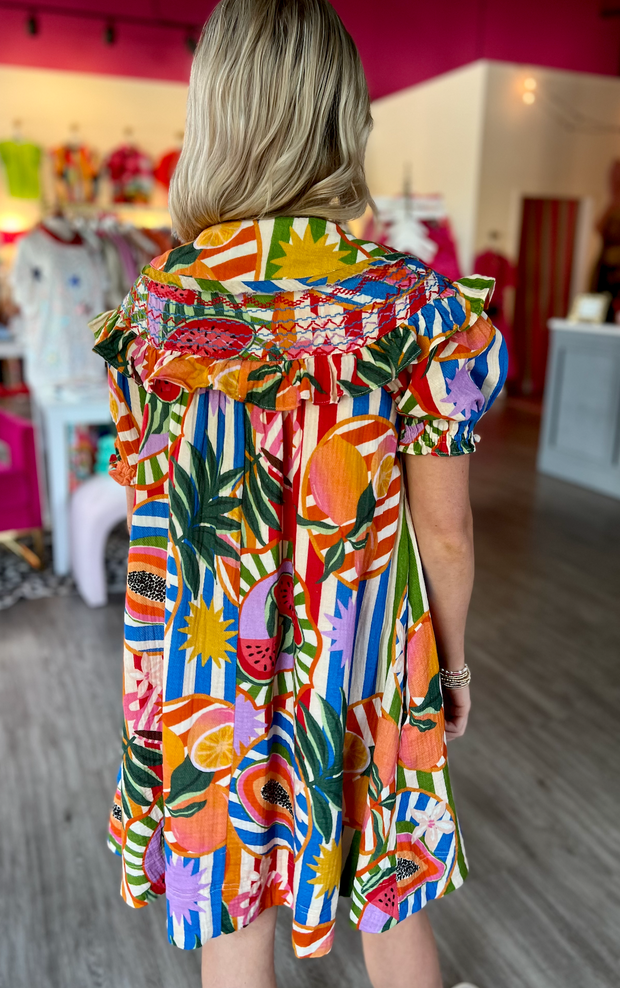 Fruity Tutti Ruffle Dress