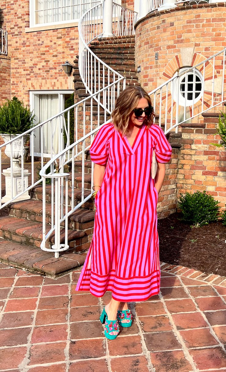 Summer Stripes Maxi Dress - RESTOCKING ALL SIZES NEXT WEEK