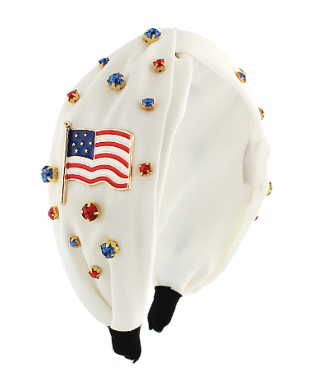 Sparkling Flag Headband