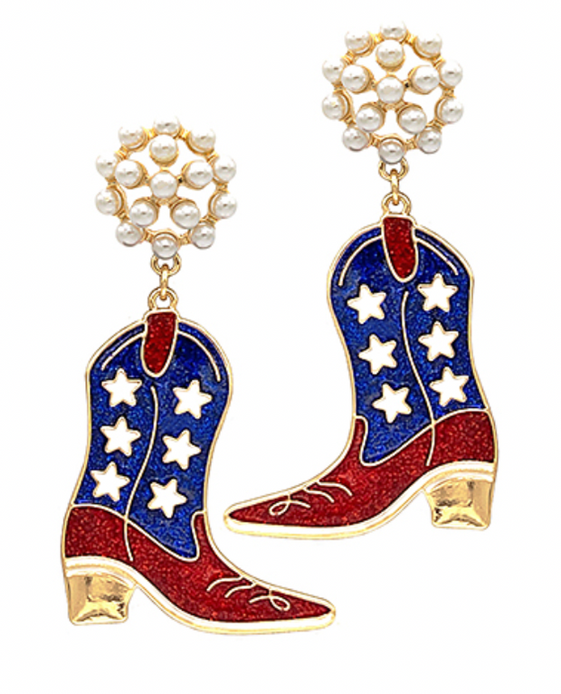 Boot Scootin' Merica Earrings