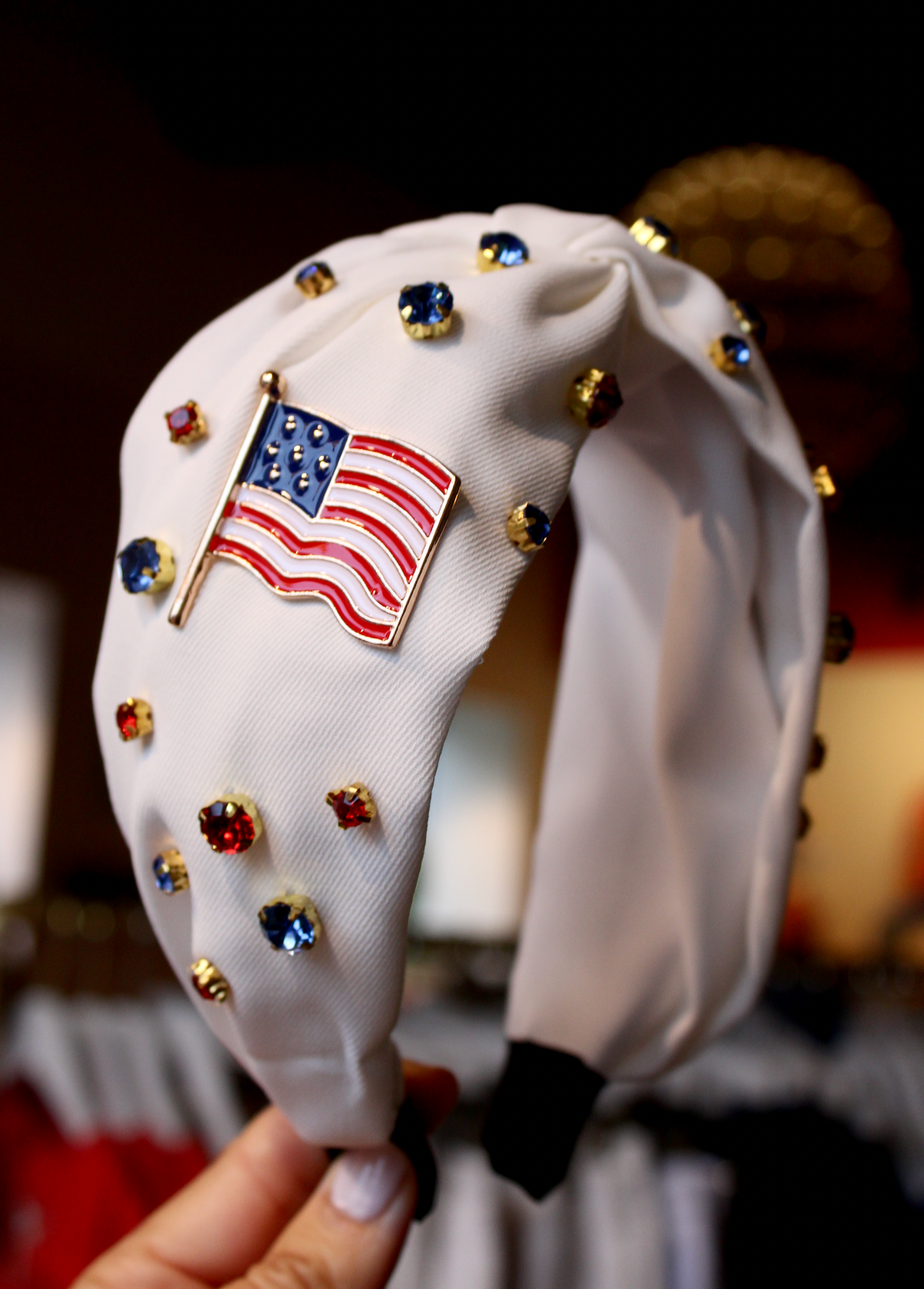 Sparkling Flag Headband