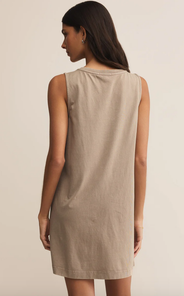 Sloane V-Neck Mini Dress | Pebble Moon