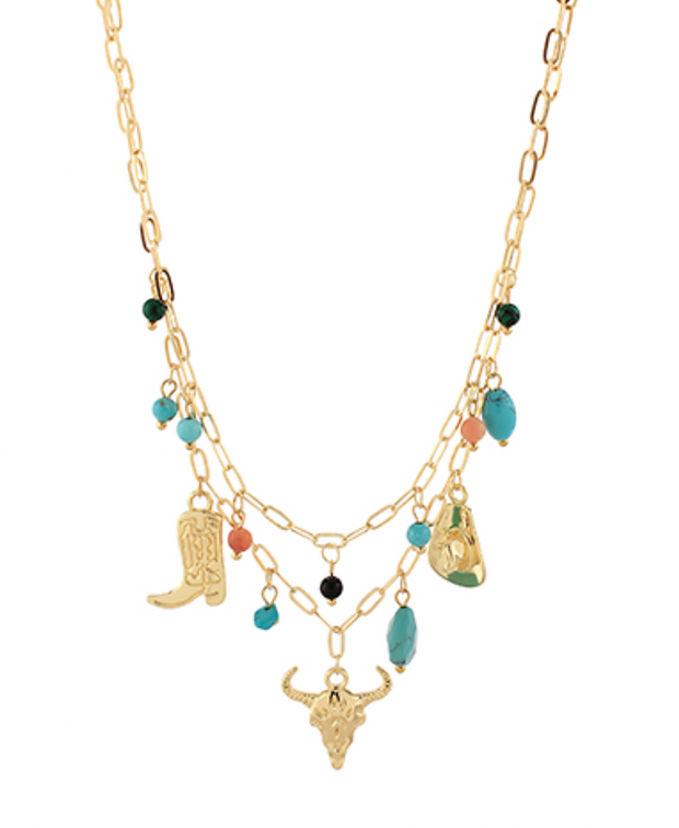 Waco Western Charm Necklace