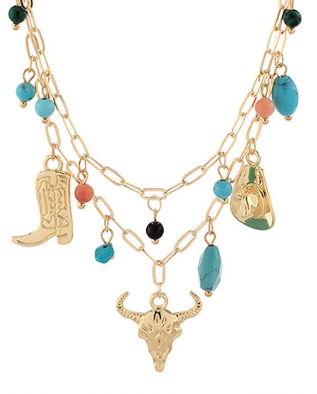Waco Western Charm Necklace