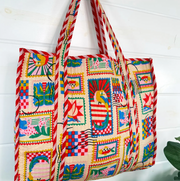 Quilted Tote | Vacation Stamp