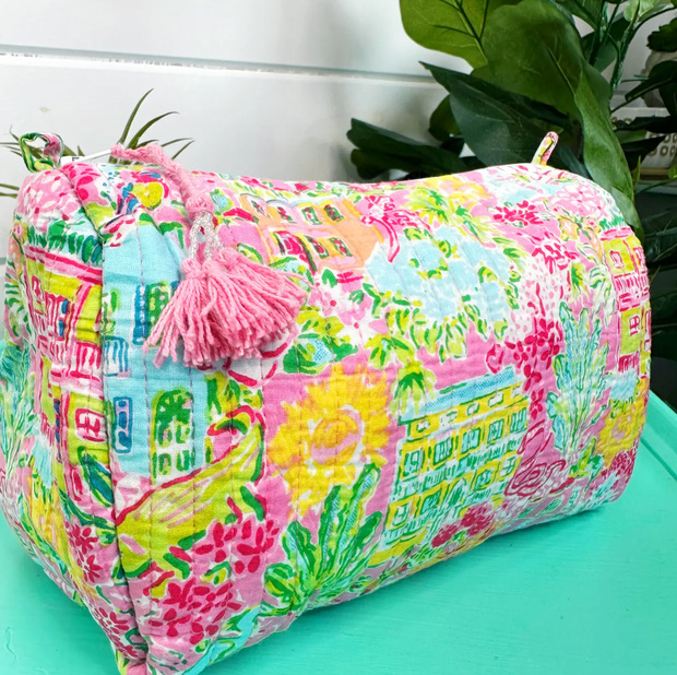 Quilted Cosmetic Bag | Southern Town