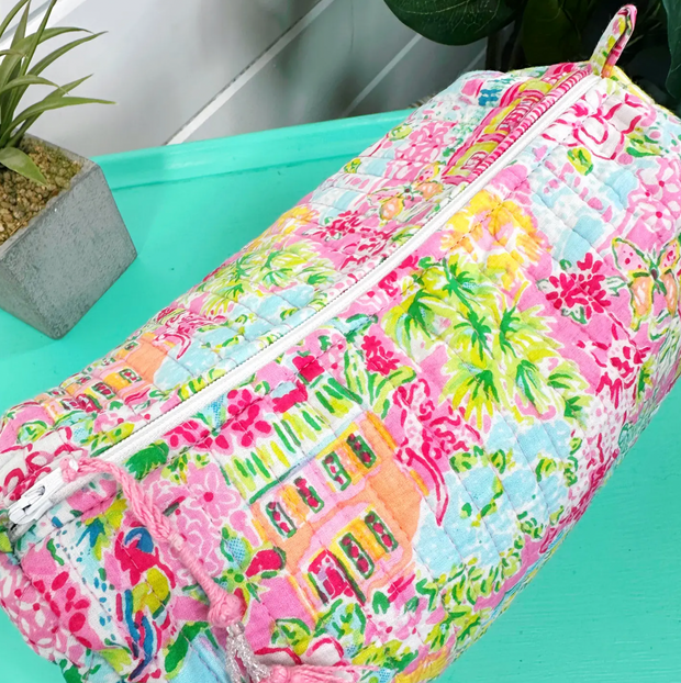 Quilted Cosmetic Bag | Southern Town
