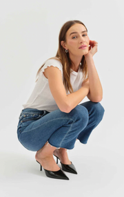 Shy Girl Crop Flare | Influencer - SIZE 24