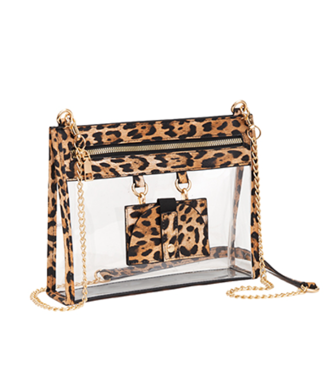 Lala Leopard Crossbody Purse