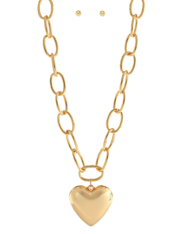 Puff Link Necklace
