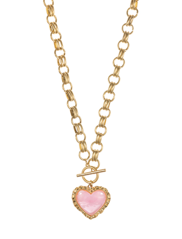 Golden Pink Necklace