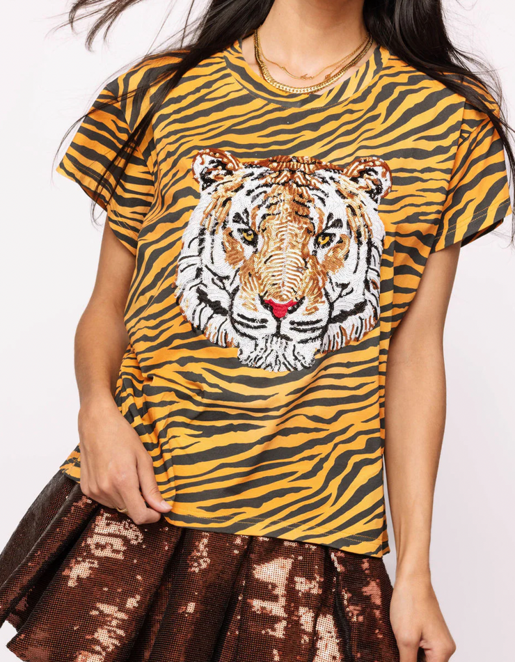 Tiger Mania Tiger Print Tee