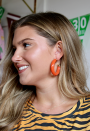 Tubular Hoop | Orange