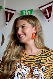 Tubular Hoop | Orange