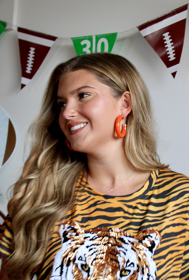 Tubular Hoop | Orange