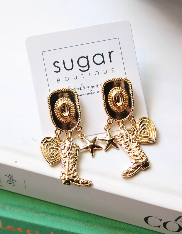 Howdy Dangle Earring