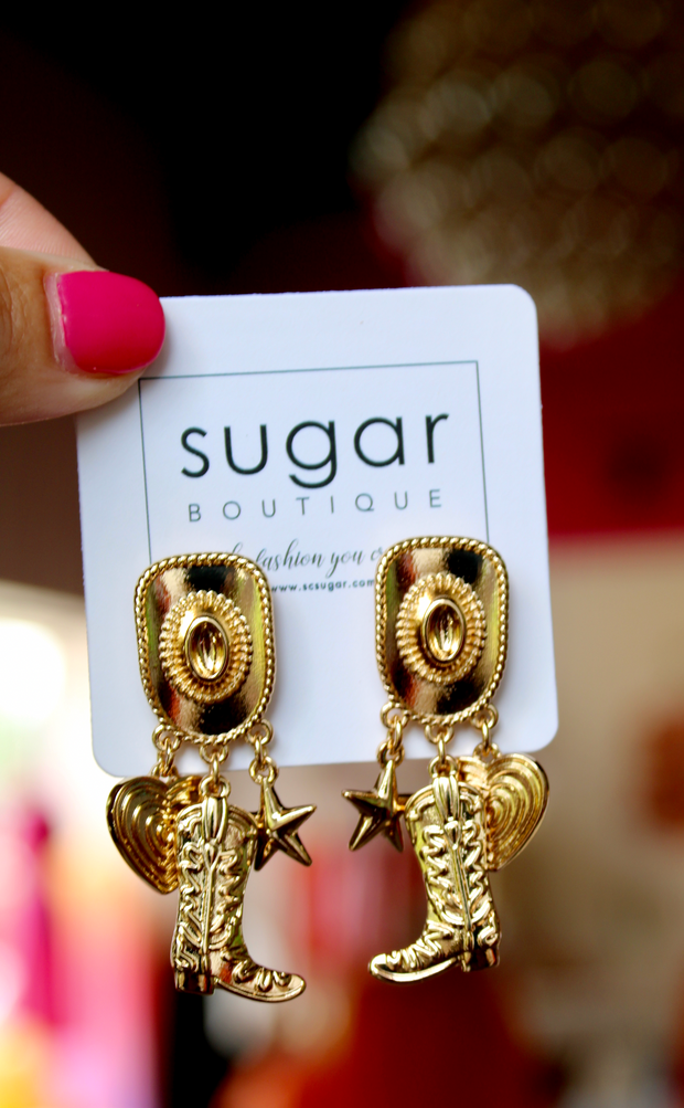 Howdy Dangle Earring