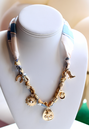 Out West Scarf Charm Necklace