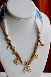 Out West Scarf Charm Necklace