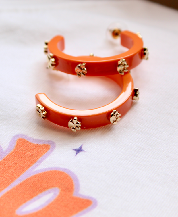 Clemson Paw Hoop ( 2 COLORS!)