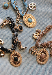 Out West Charm Scarf Bracelets (3 COLORS)