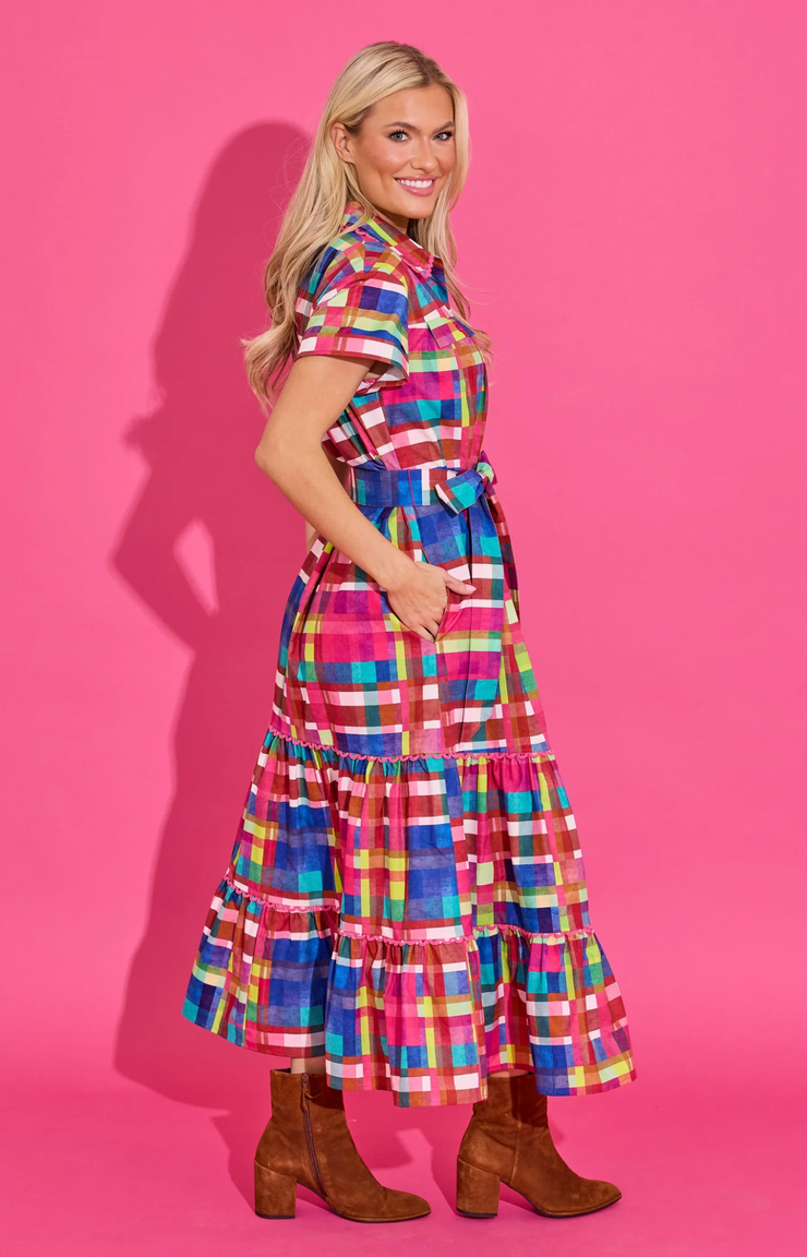 Rachel Dress | Circus Plaid