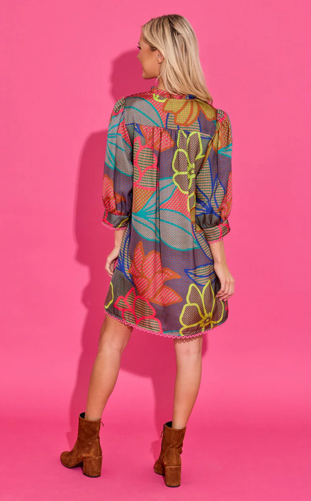 Lori Dress | Geo Floral