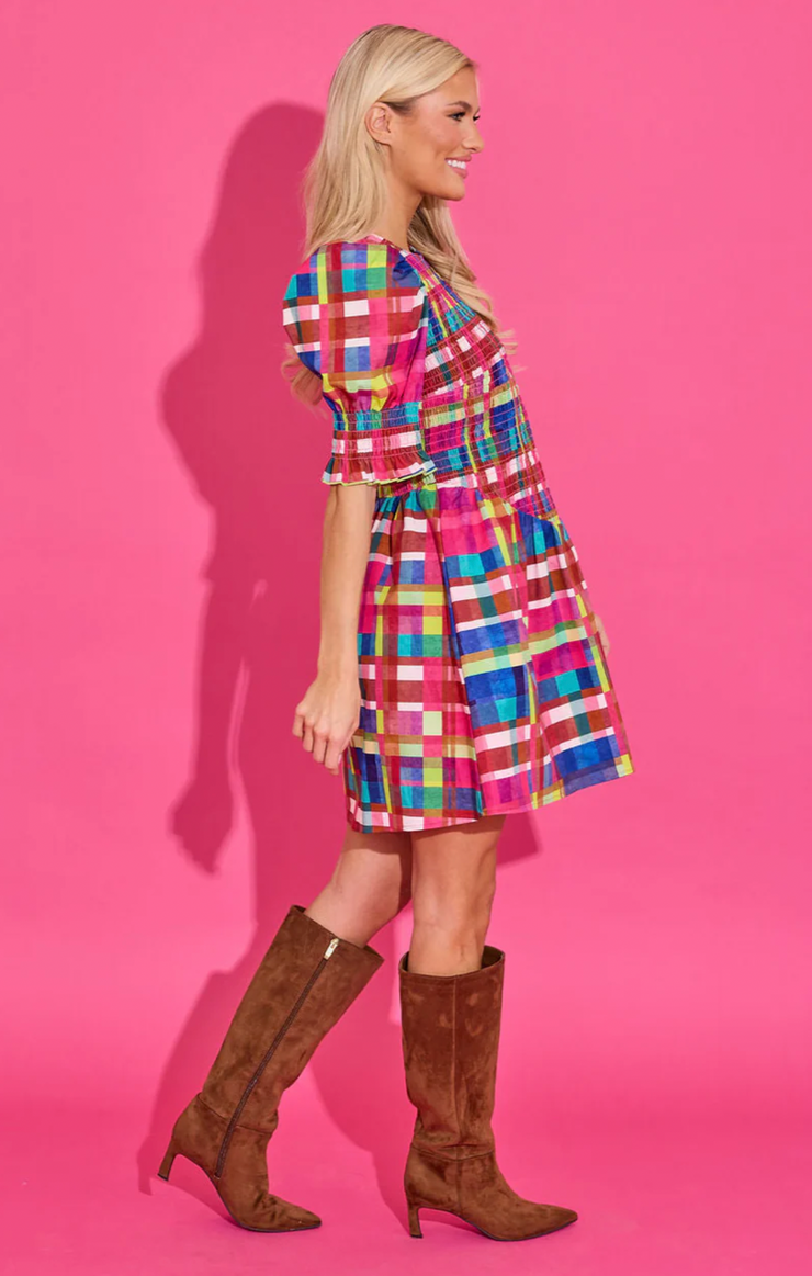 Polly Dress | Circus Plaid