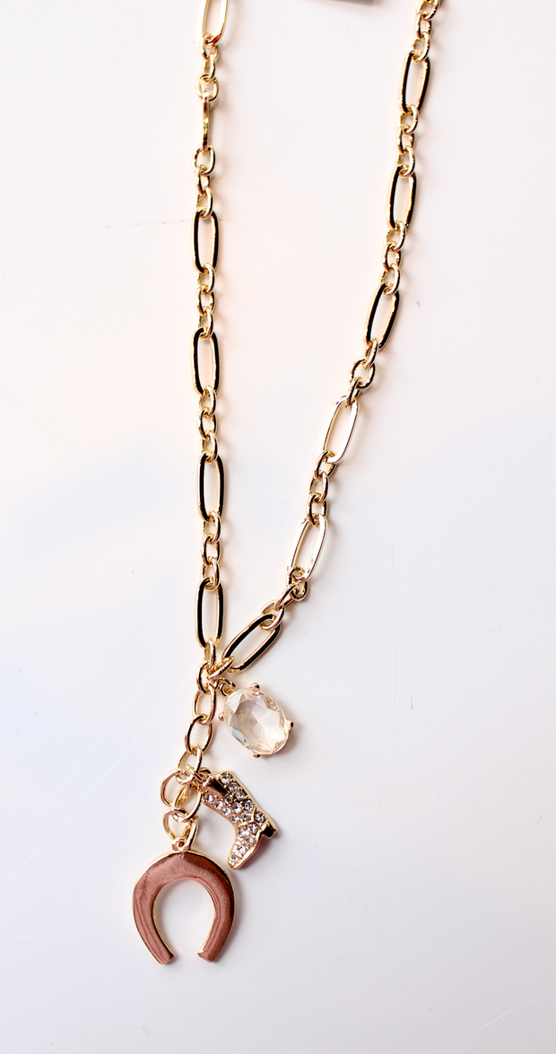 Howdy Horseshoe Necklace