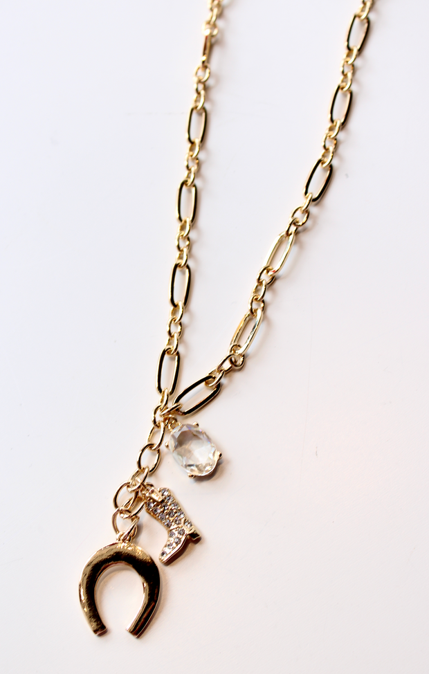Howdy Horseshoe Necklace
