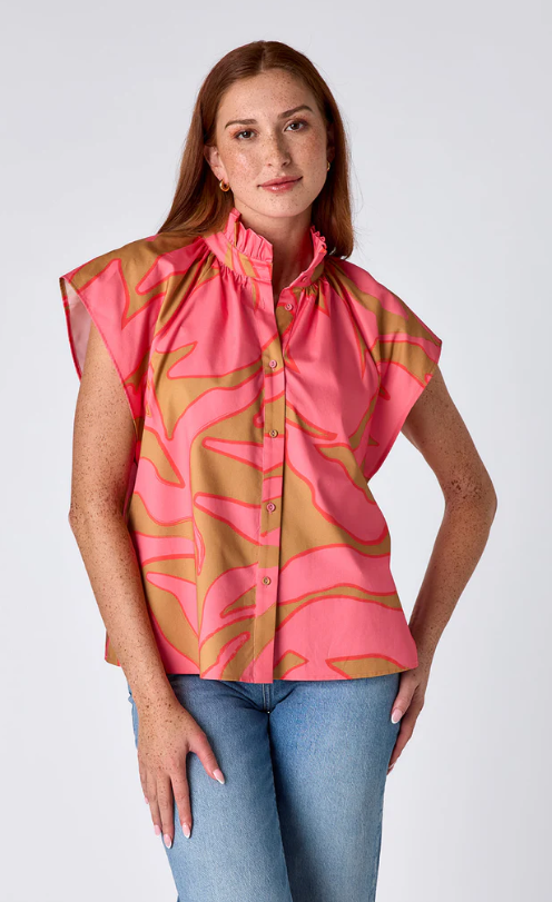 Billie Blouse | Pressed Floral