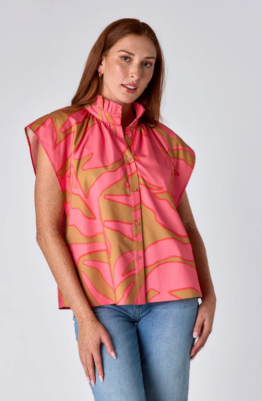 Billie Blouse | Pressed Floral