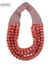 Agate Strand Necklace | Dark Pink