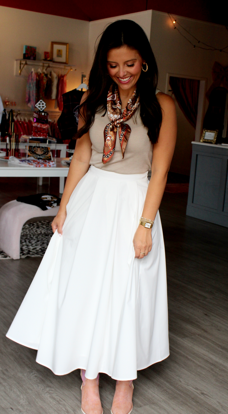 Junia Skirt | White