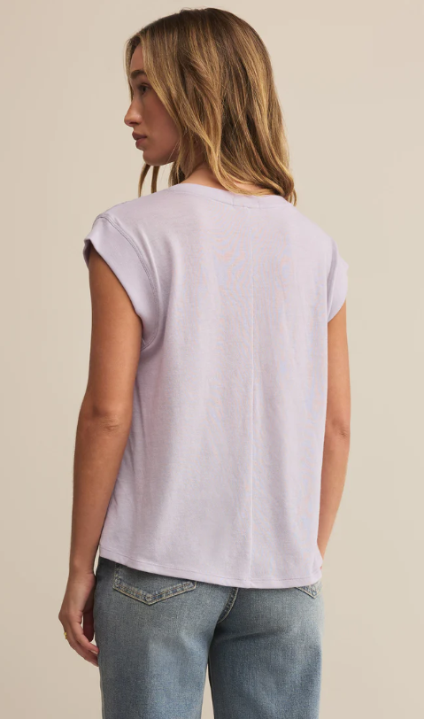 Whisper Knit Top | Lavender Ice
