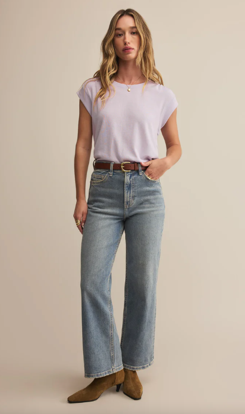 Whisper Knit Top | Lavender Ice