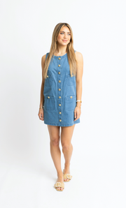 Tres Chic Denim Dress
