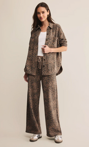 All Day Knit Leopard Jacket | Desert Tan Leopard