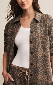 All Day Knit Leopard Jacket | Desert Tan Leopard
