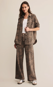 Hunter Knit Leopard Pant | Desert Tan Leopard