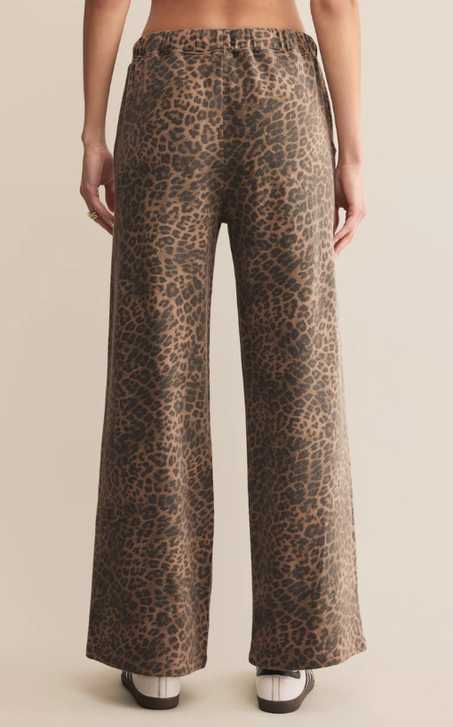 Hunter Knit Leopard Pant | Desert Tan Leopard