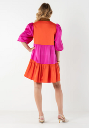 Sadie Dress | Venetian Colorblock