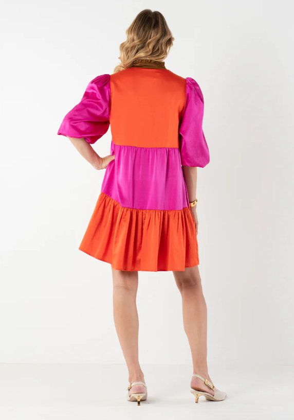 Sadie Dress | Venetian Colorblock
