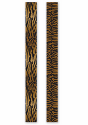 Hand-Stitched Silk Scarfette | Tiger Jacquard