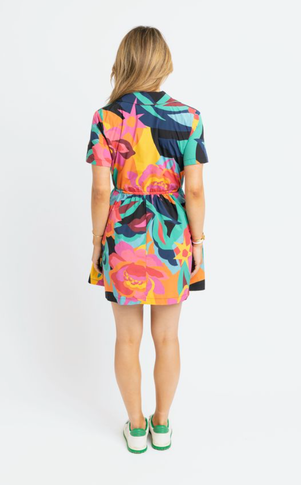 Punchy Floral Weekend Dress