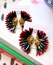 Rooster Jeweled Earring