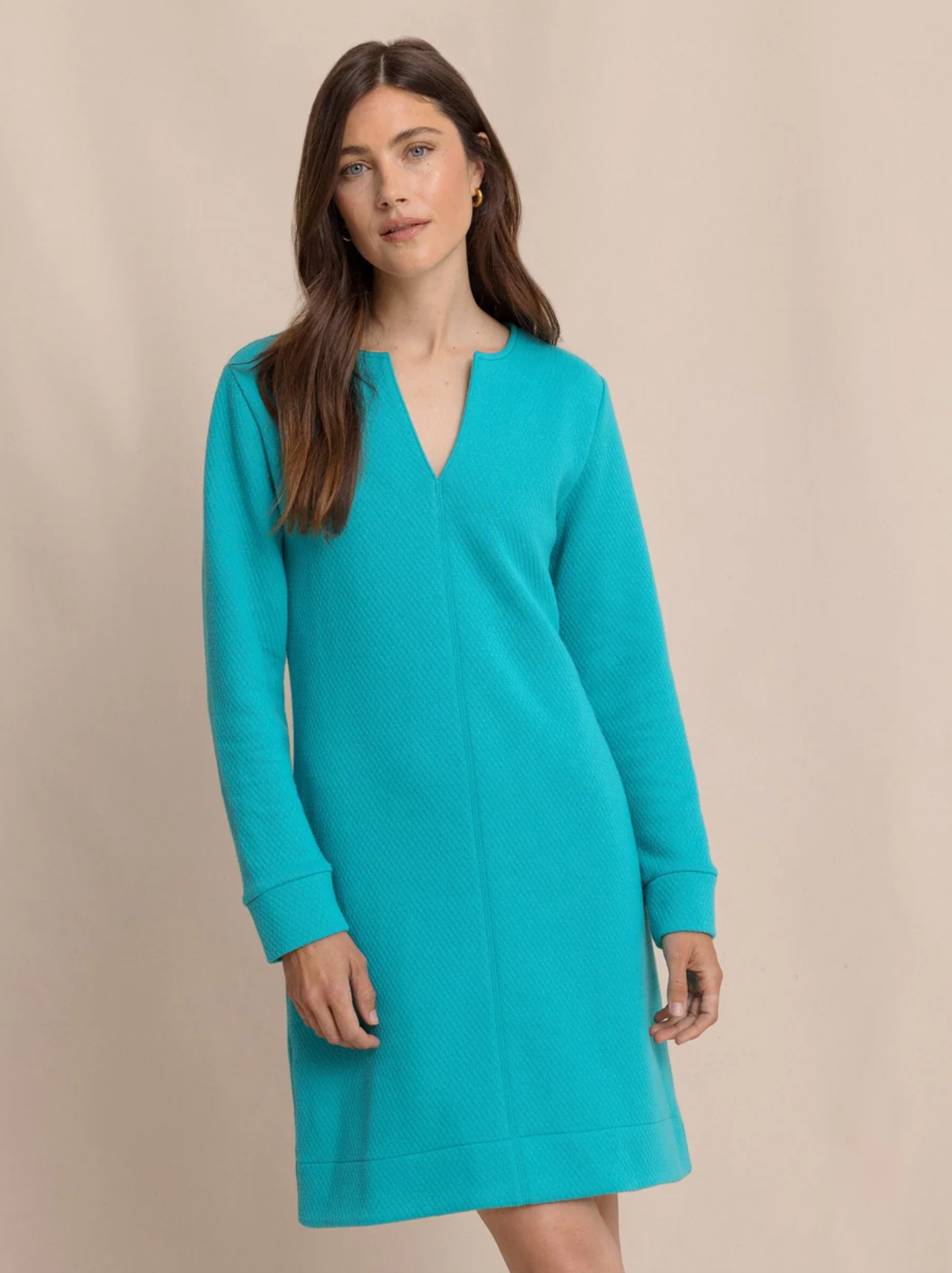 Cody Jacquard Dress | Spruce Shade