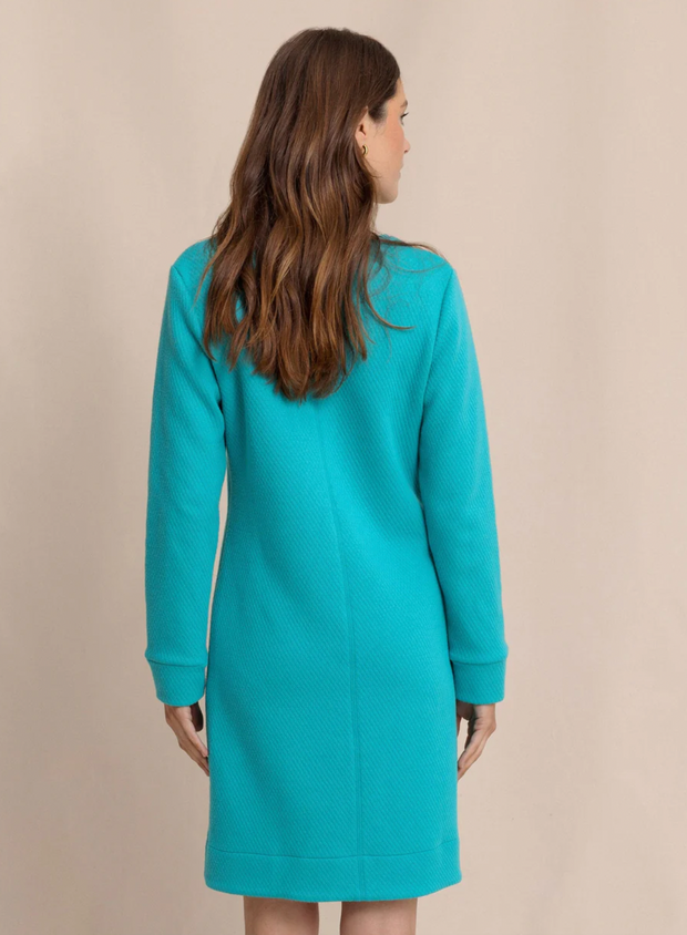 Cody Jacquard Dress | Spruce Shade
